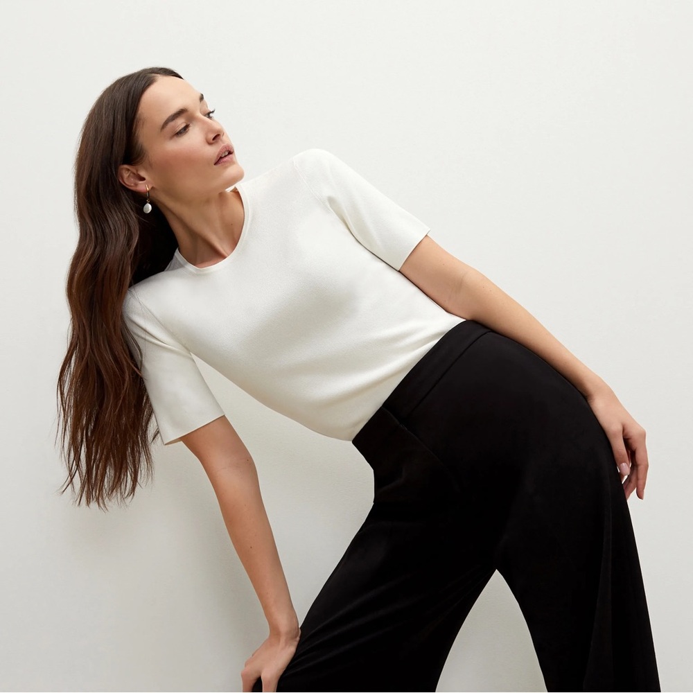 MM Lafleur Choe Top NWT White XS